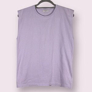 Babaton Lavender Purple Oversized Boxy Muscle Tank Top XXS